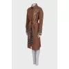Paisley print long sleeve dress
