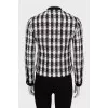 Black and white checkered jacket
