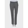 Gray wool suit with trousers