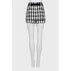 Black and white shorts