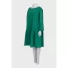 Green loose-fitting dress