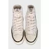 High-top sneakers with a print