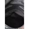 Silver animal print bag