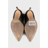 Pointed-toe ankle boots