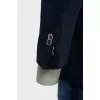 Мужской пиджак с накладными карманами