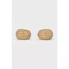 Textured hoop earrings