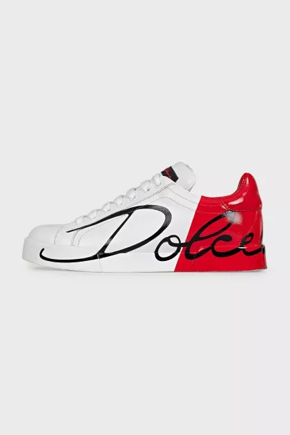 Portofino leather sneakers