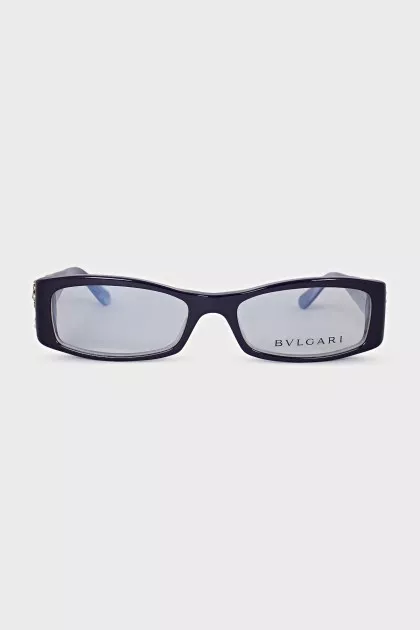 Rectangular frame with crystals