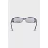 Rectangular frame with crystals
