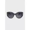 Sunglasses with blue frames