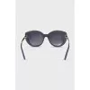 Sunglasses with blue frames