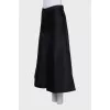 Black flared trousers
