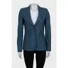 Green button-down jacket