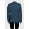 Green button-down jacket
