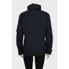 Black hooded jacket