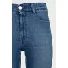 Skinny jeans with a signature logo on the side
