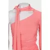 One-sleeve bodycon dress