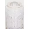 Long sweater with sequins