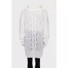 Long sweater with sequins