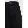 Straight-leg jeans with patch pockets