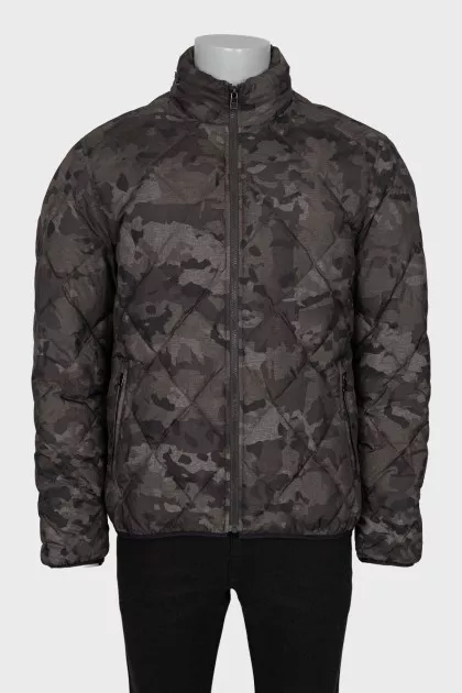 Men's military print jacket