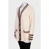 Straight cardigan with buttons