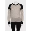 Brown straight-cut sweater
