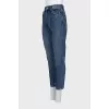 Slim-fit jeans with buttons