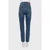 Slim-fit jeans with buttons
