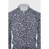 Fitted dress with buttons