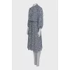 Fitted dress with buttons