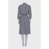 Fitted dress with buttons