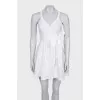 Fitted sundress with perforated buttons