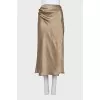 Gold skirt with tag