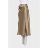 Gold skirt with tag