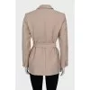 Wrap jacket with belt