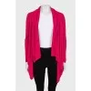 Loose-fitting cardigan without fastening