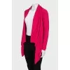Loose-fitting cardigan without fastening