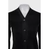 Cardigan with crystal buttons