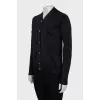 Cardigan with crystal buttons