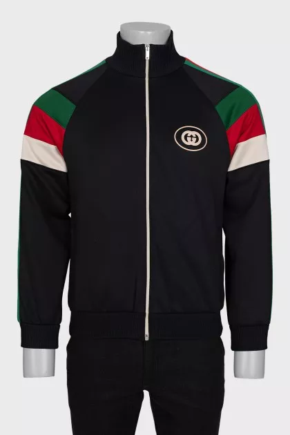 Men's sports jacket with a branded logo