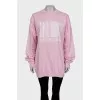 Pink oversized sweatshirt