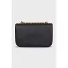 Black bag with gold logo