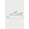 Pink textile sneakers