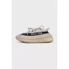 Gray Yeezy Boost 350 V2 sneakers
