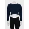 Cropped cashmere sweater