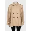 A short, loose-fitting coat