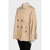 A short, loose-fitting coat