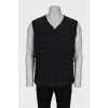 Men's down-filled vest