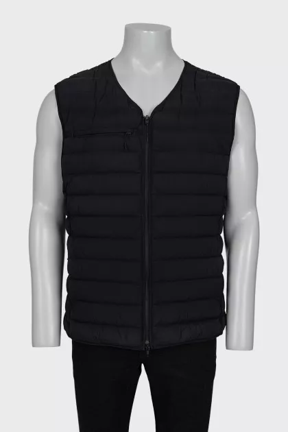 Men's down-filled vest